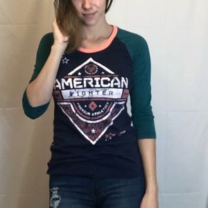 American Fighter long-sleeve tee